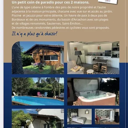 D'ici Et D'ailleurs 2 Maison Proche Bordeaux Et Bassin D Arcachon Saint-Morillon